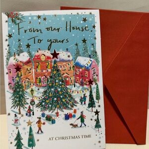 Festive Christmas Card made in UK